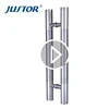 Glass door accessories JU-440 aluminum door handle sold in Alibaba