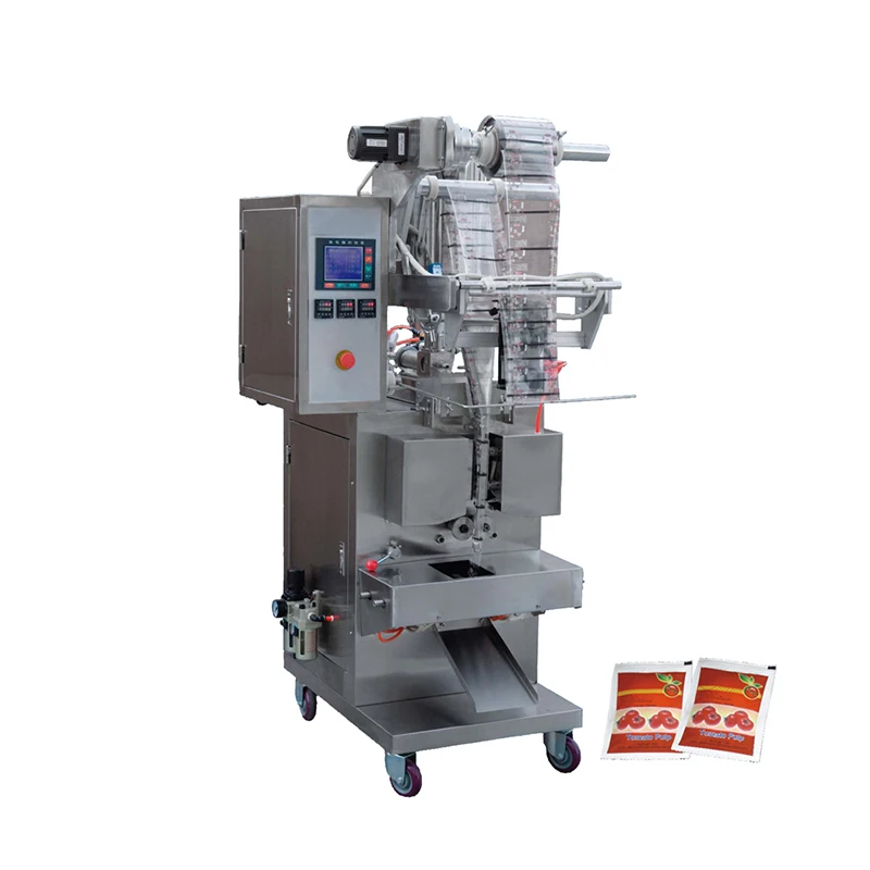 OEM small bags automatic semi-fluid packing machine for shampoo