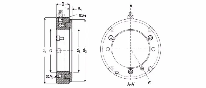 HMVC E series hydraulic nuts with inch threads HMVC64E HMVC 64E