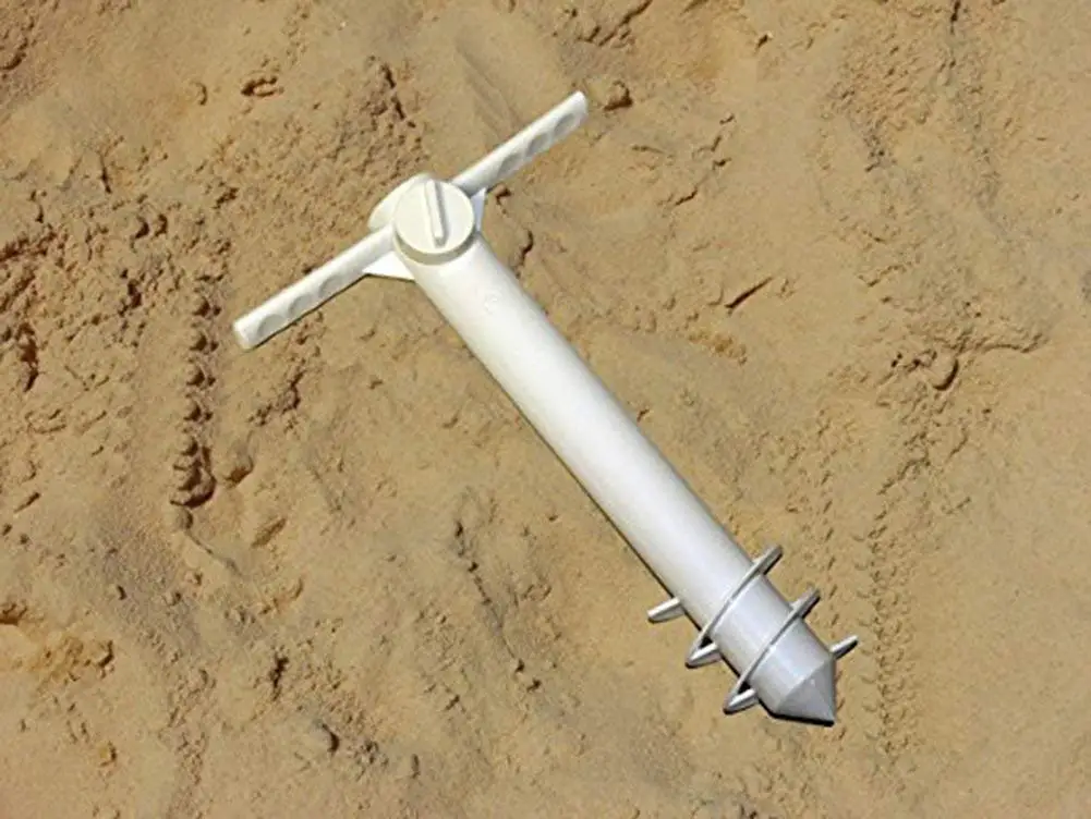Wholesale Beach Umbrella Sand Screw Anchor Base Auger Drill Screw