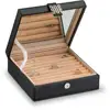 Manufacture travel leather velvet ring organize box jewelry case with custom logo