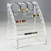 Clear Bead Curved Display Rack