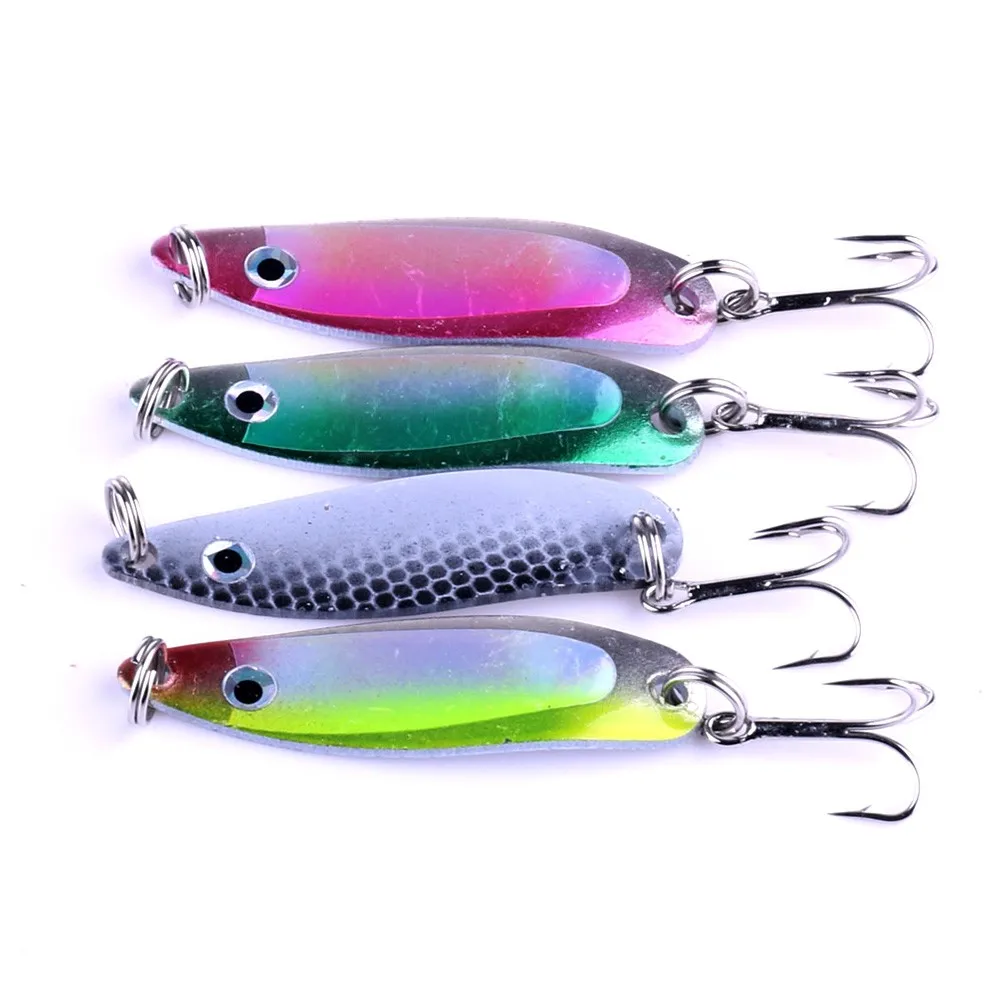 50mm 6.5g Manufacturers Trout Drone Metal Spoon Ice Fishing