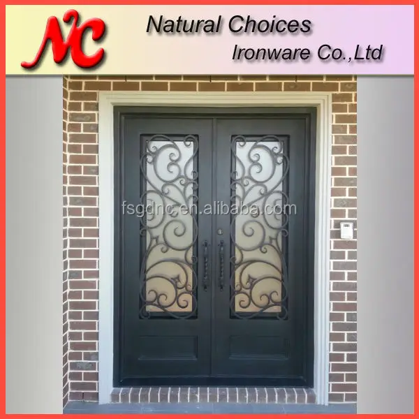 2017 doppel schmiedeeisen eingangst&uuml;r