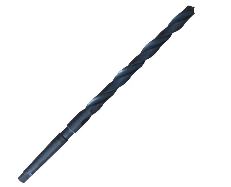 Black Finish DIN1870 Extra Long HSS P6M5 Morse Taper Shank Twist Drill Bit for Metal Drilling