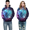 Milky Way Series 3D Space Hooded Sweatshirts Blue Galaxy Male Tracksuits Fashion Pullover Brand Quality All Over Print Oversized