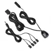 IR Infrared Remote Control Extender 4 Emitters & 1 Receiver Hidden IR Repeater System Kit