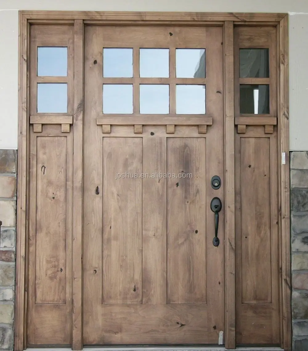 New Construction Cottage Entry Door W 2 Sidelights 8 0 Craftsman Style Door Buy Craftsman Style Doors Prehung Arts And Craft Doors Of Solid Mahogany Craftsman Entry Doors And Mission Style Doors Product On Alibaba Com