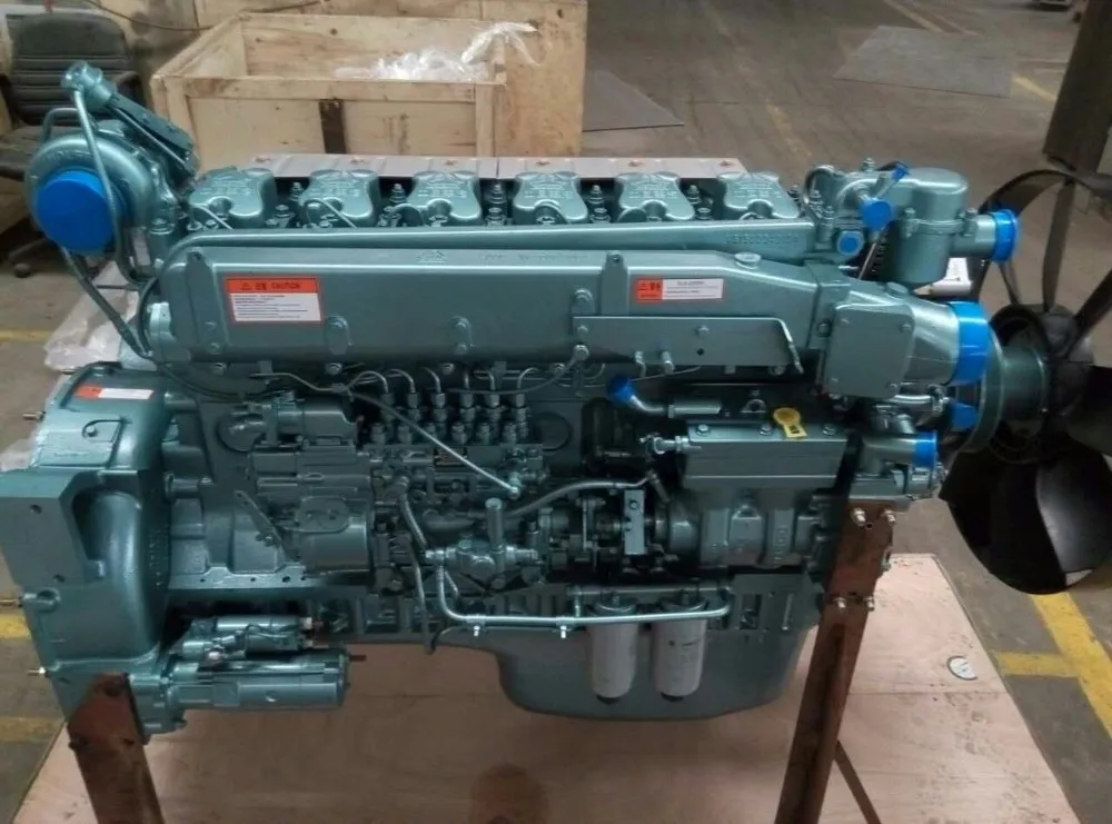 Howo Tractor Truck D12 .42 Diesel Engine Assembly Of Sinotruk Howo ...