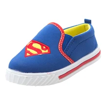 Autumn child 2015 low canvas shoes super man female child boys Sports shoes