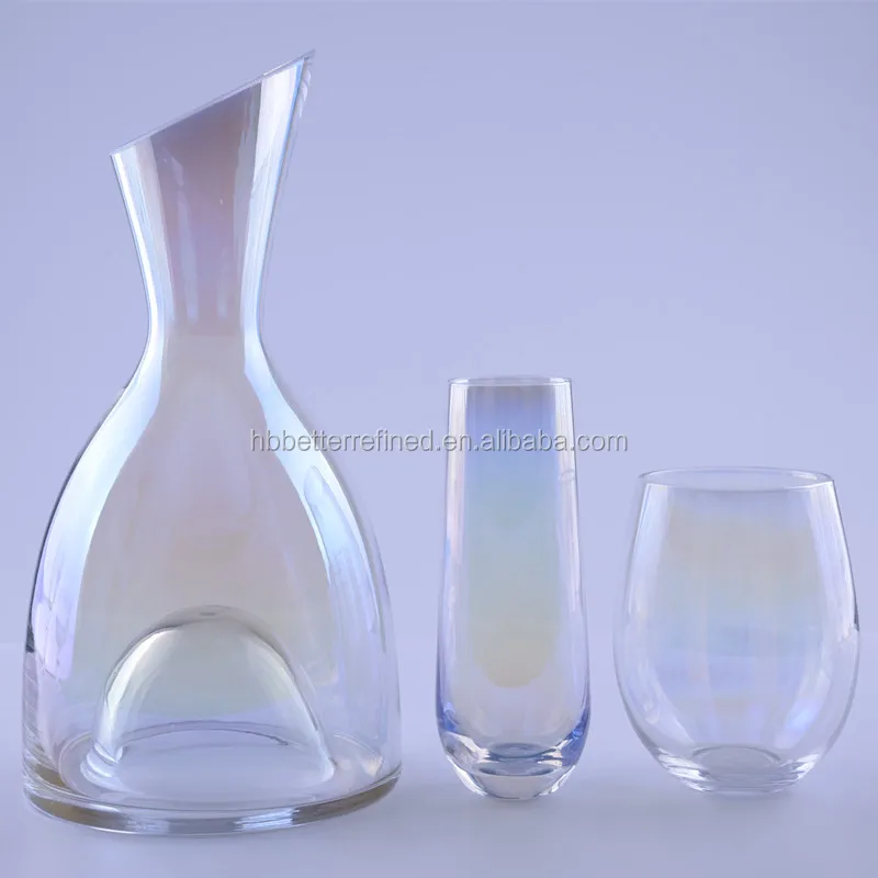 Blue Sake Glass Bottle With Ice Pocket Buy Sake Glass Bottle With Ice