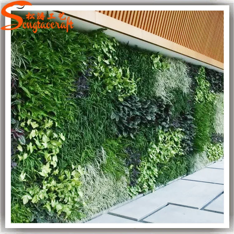 Songtao Artificial Green Wall Manufacturers Green Wall Module Vertical