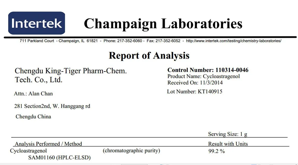 Astragalus Extract of Chengdu King-Tiger Manufacturer