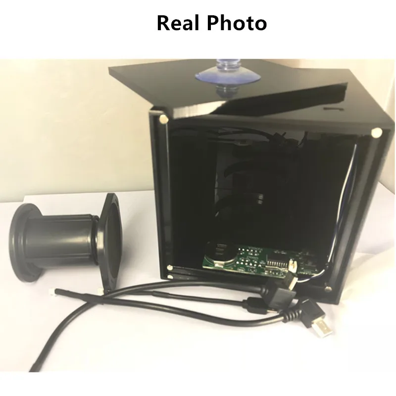 Led Clock Black Box Hidden Enclosure For Nest Cam/dropcam/gopro Hero 4