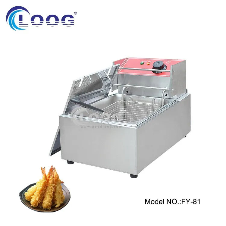 Hot Sale Commercial Electric Table Top Fryers/ Single Tank Deep Fryer
