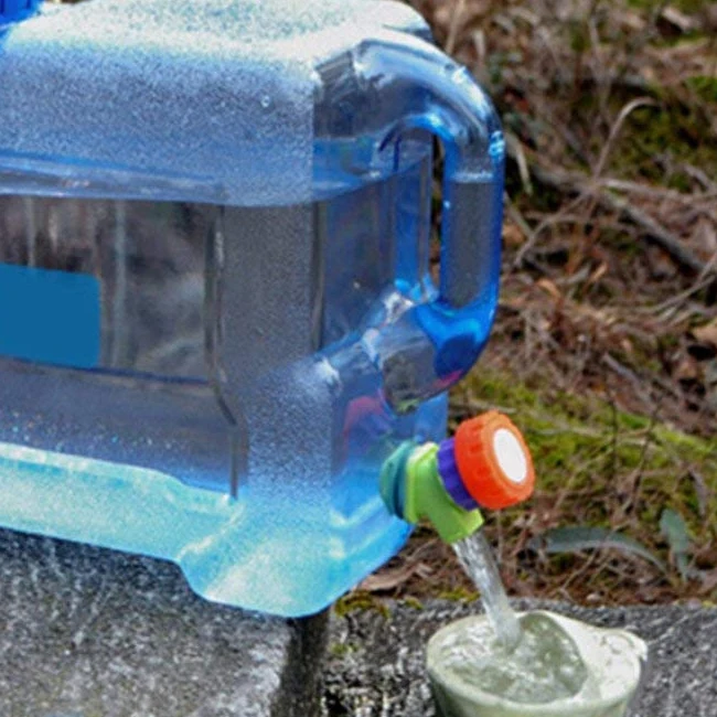 Plastic Replacement Beverage Dispenser Spigot With Knob Switch Spigot