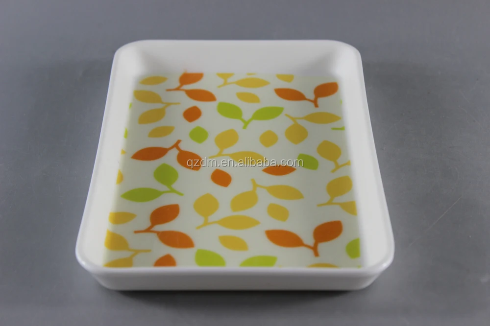 21.5x14cm Melamine Rectangle Small Tray(Frosted Surface)