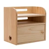 Bamboo/pine Wood Router Storage Box Cable Box With Hole