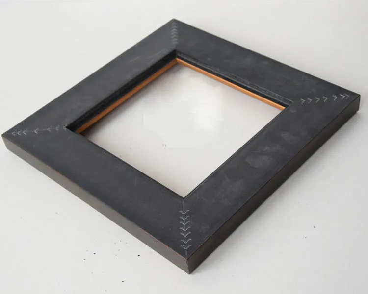 30x30 Frame Gold Inner Edge Distressed Wood Picture Frames Buy Wood