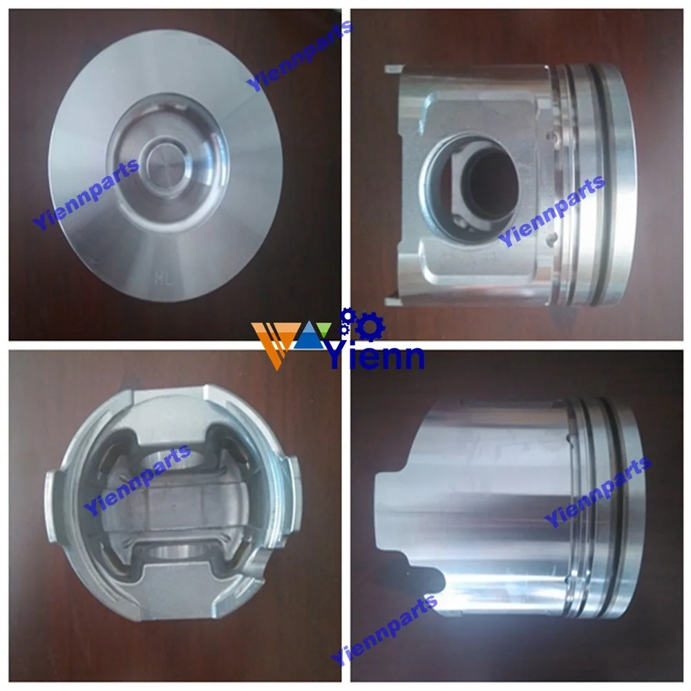 4tnv106 Piston Engine Parts For Yanmar Diesel Engine Piston 123907