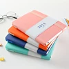 Fancy stationery cloth cover wholesale sketchbook a4 size diary A4 A5 diary canvas notebook custom notepads for school