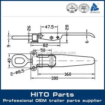 Trailer Parts Spring Loaded Latch Lock Buy Spring Latch Bolt Door Lock Cargo Trailer Door Lock Cam Lock Fasteners Product On Alibaba Com