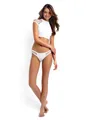 2016 Mesh Crochet High Quality Women Swimsuit Bathing Suit Swimwear Brazilian Bandage High Neck Bikini Set
