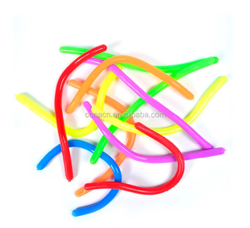 Elastic TPR Straight Pull Rope Stretchable String Toy for Vent Relieve 1 pcs New 