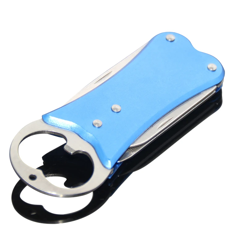 Multifunction 5in1 Tools Outdoor Led Flashlight Nail File Knife Combination Tools Travel Metal