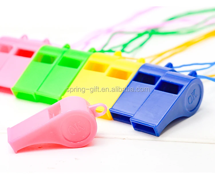 Very Cheap Plastic Ok Whistle With Cord Cheap Whistles Buy Plastic