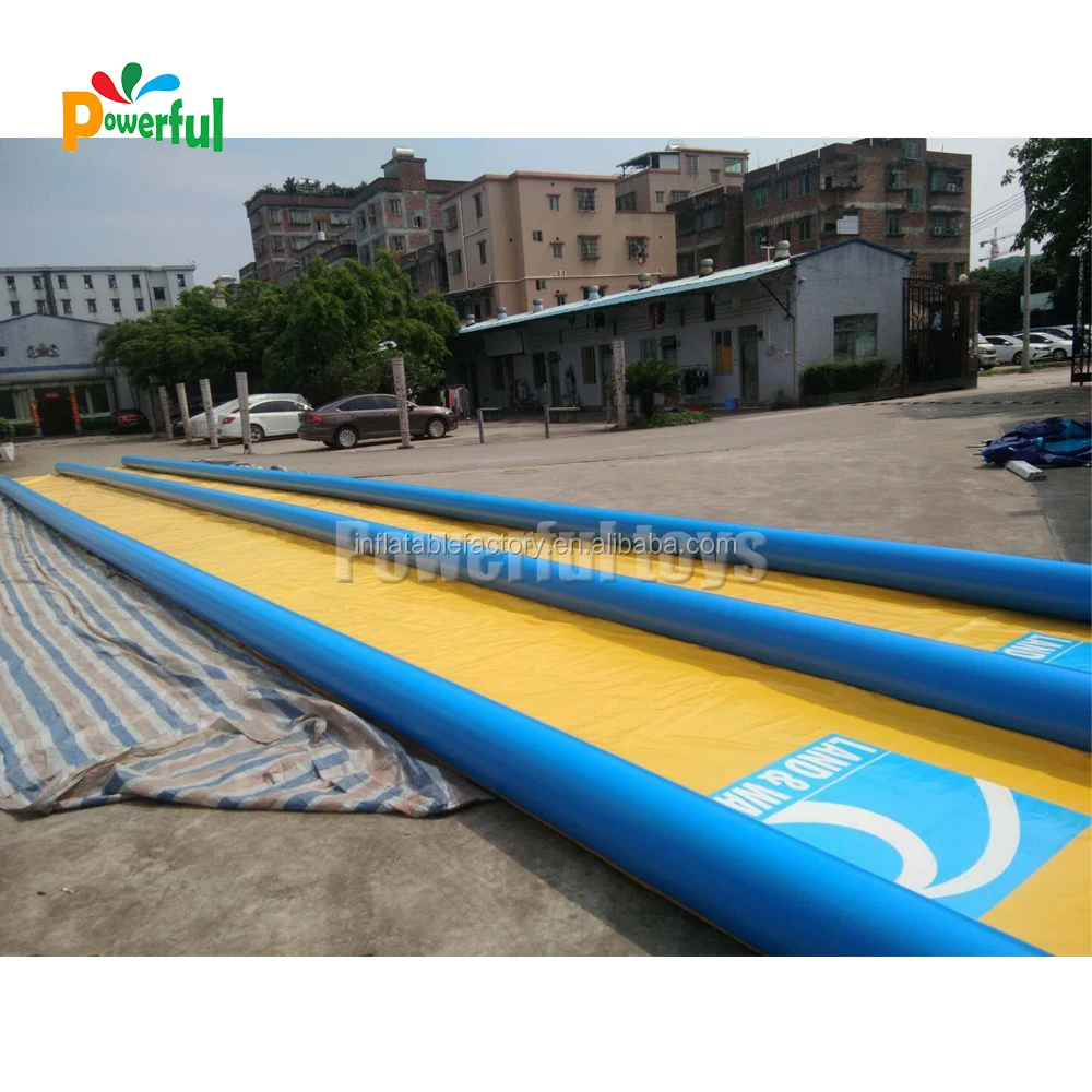 ready to ship air tight inflatable double lane slip n slide for adult