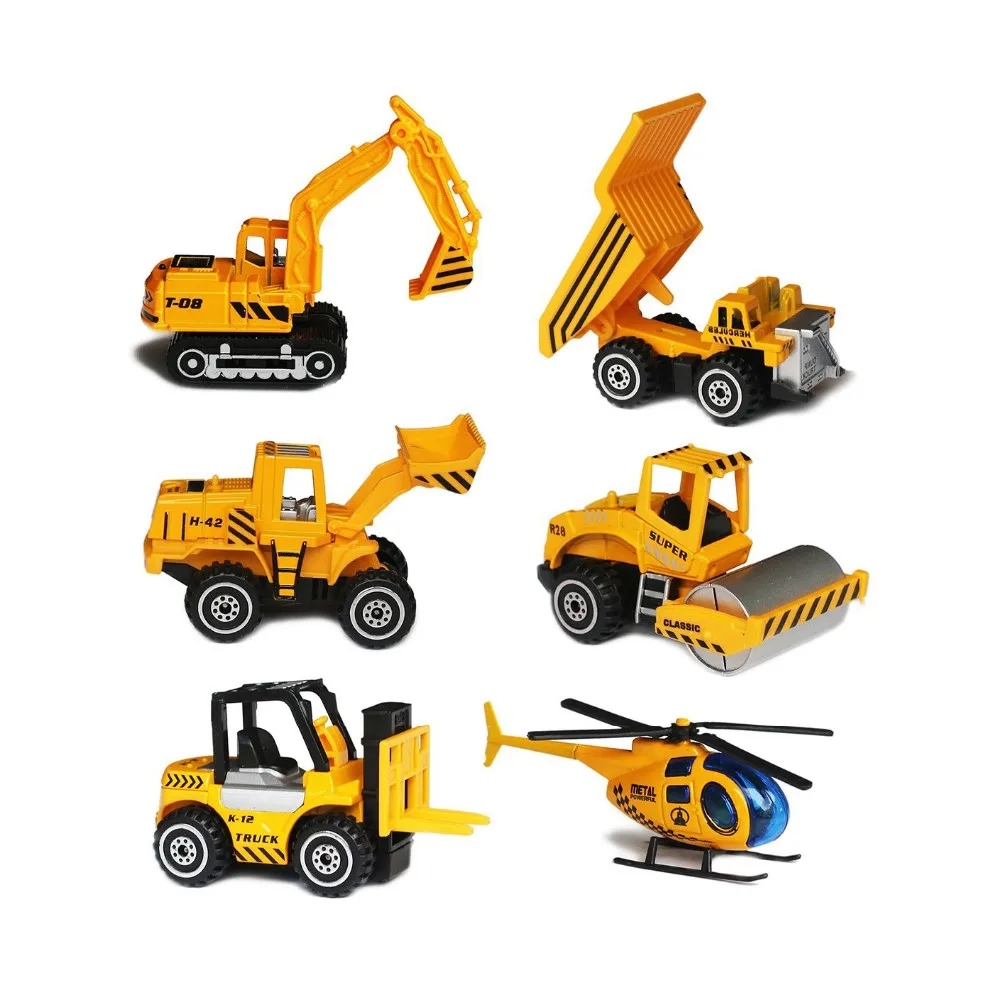 Construction Toys Sets,5 Pieces Mini Vehicles,Including Truck Forklift ...