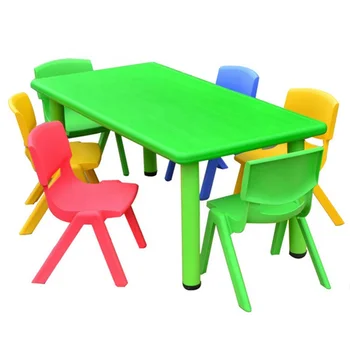 kids table with 6 chairs