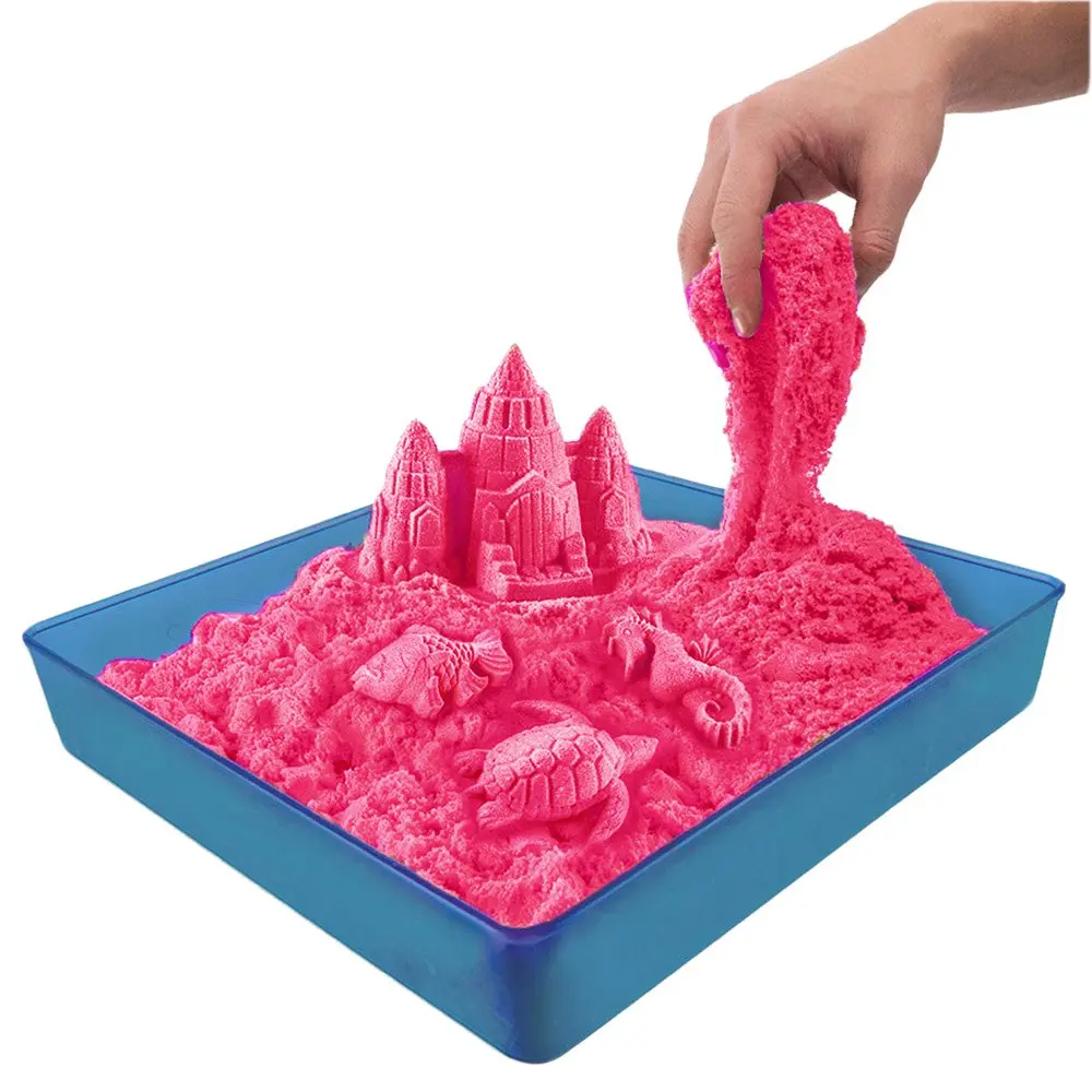 Buy Sensory Sand Ultimate Set, Red Sand Over 3 Lbs of No Mess Magic