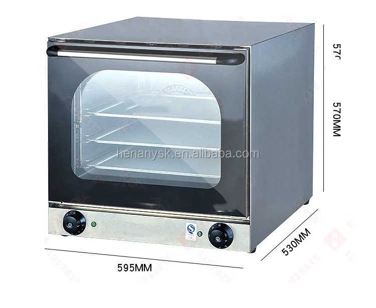 Stainless Steel Electric Oven Dry Evenly Bread Chicken Hot Air Circulation Transparent Glass Multifunctional Oven
