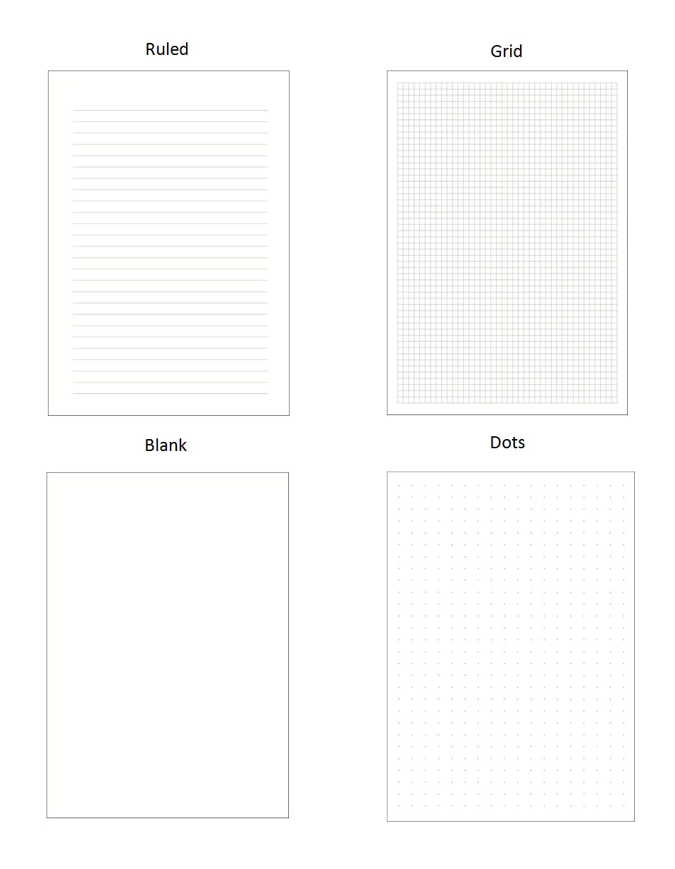 A5 A6 A7 Blank Transparent Plastic PP Cover Loose Leaf Ring Spiral Notebook With Filler Paper