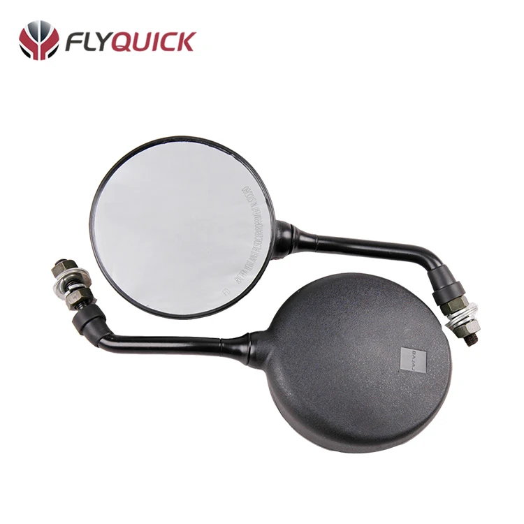 Black Plastic Round Motorcycle Convex Mirror,Convex Rear View Mirror