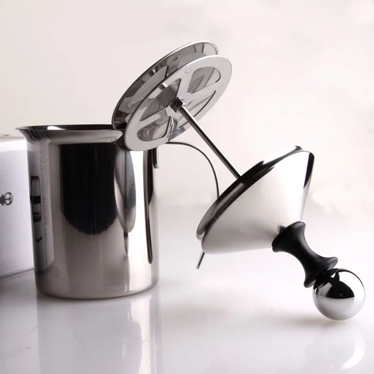 Best Selling Commercial Stainless Steel Manual Milk Frother From