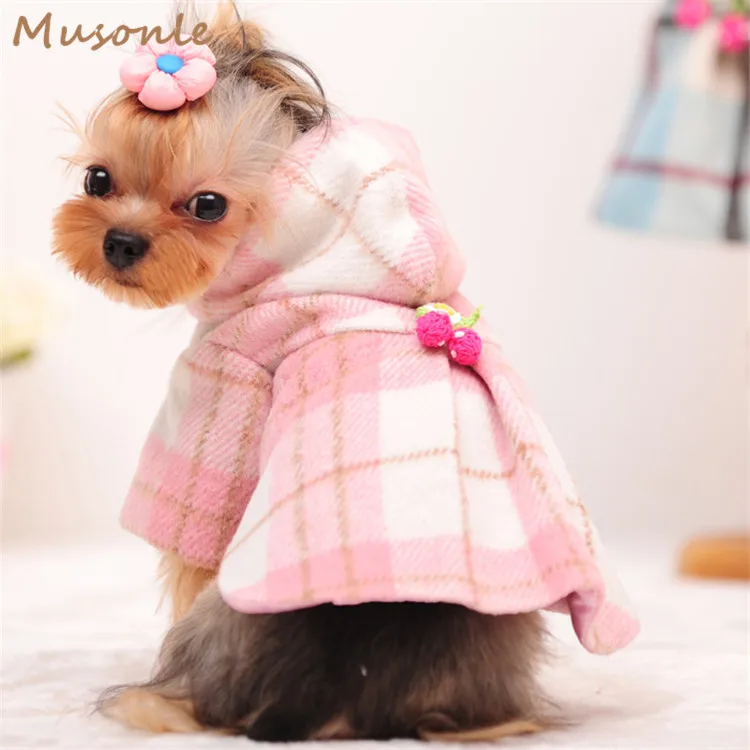 Cheap Dog Clothing Pet Apparel Small Dog Clothes Cute Pink Fleece
