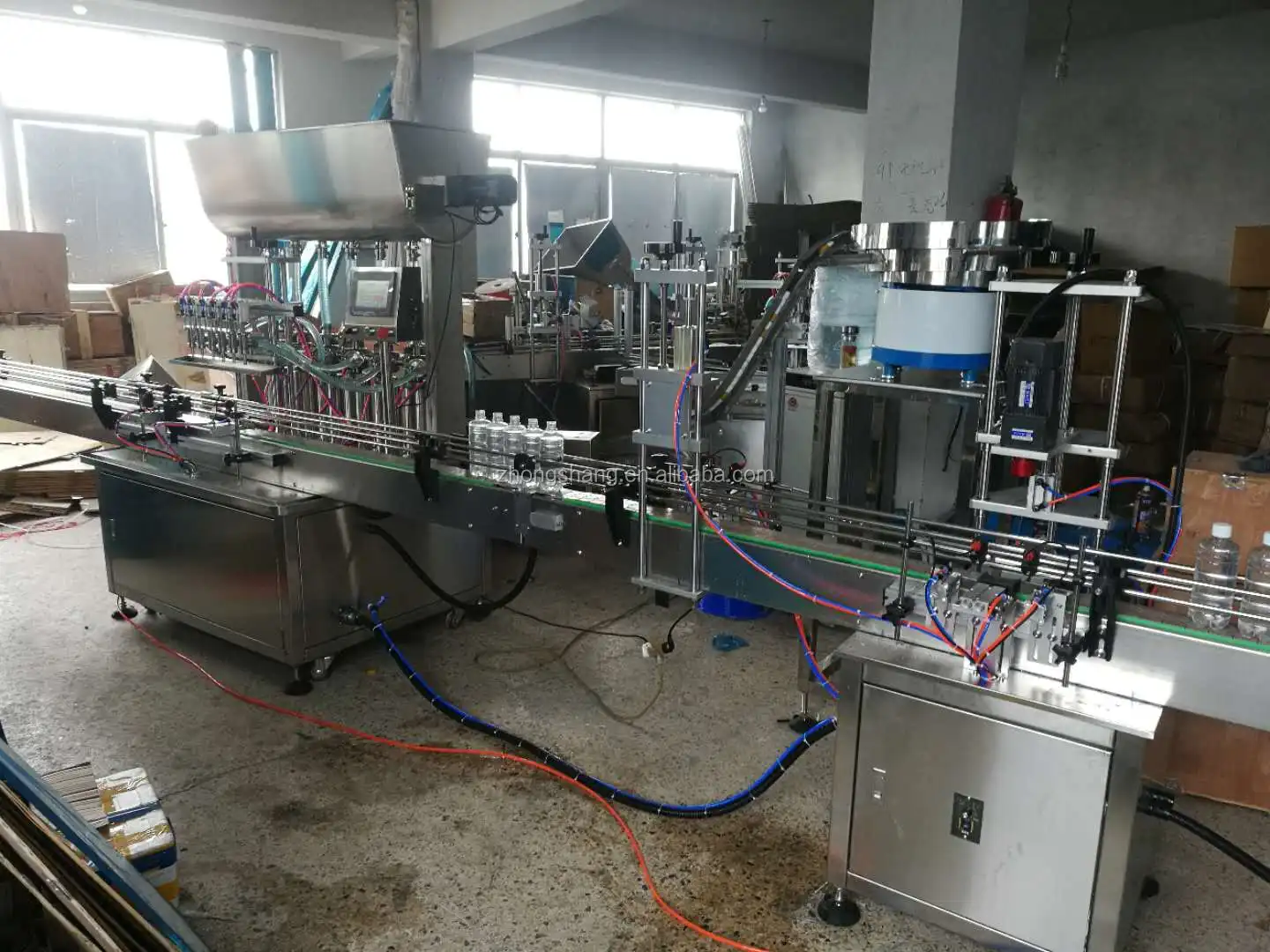 Six heads Automatic paste/liquid filling machine for production line