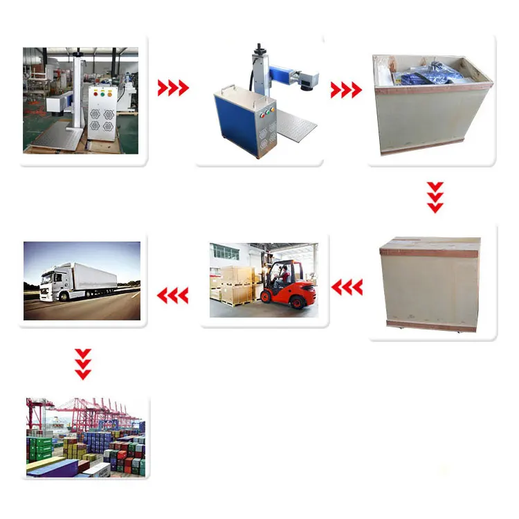 Split portable fiber laser marker machine 20w laser marking machine