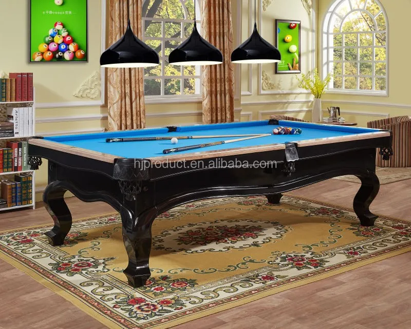 Classical 8ft 9ft Indoor Solid Wood Carved Billiard Pool Table Buy