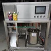 High efficiency mini type two nozzles mango juice spout pouch filling capping machine