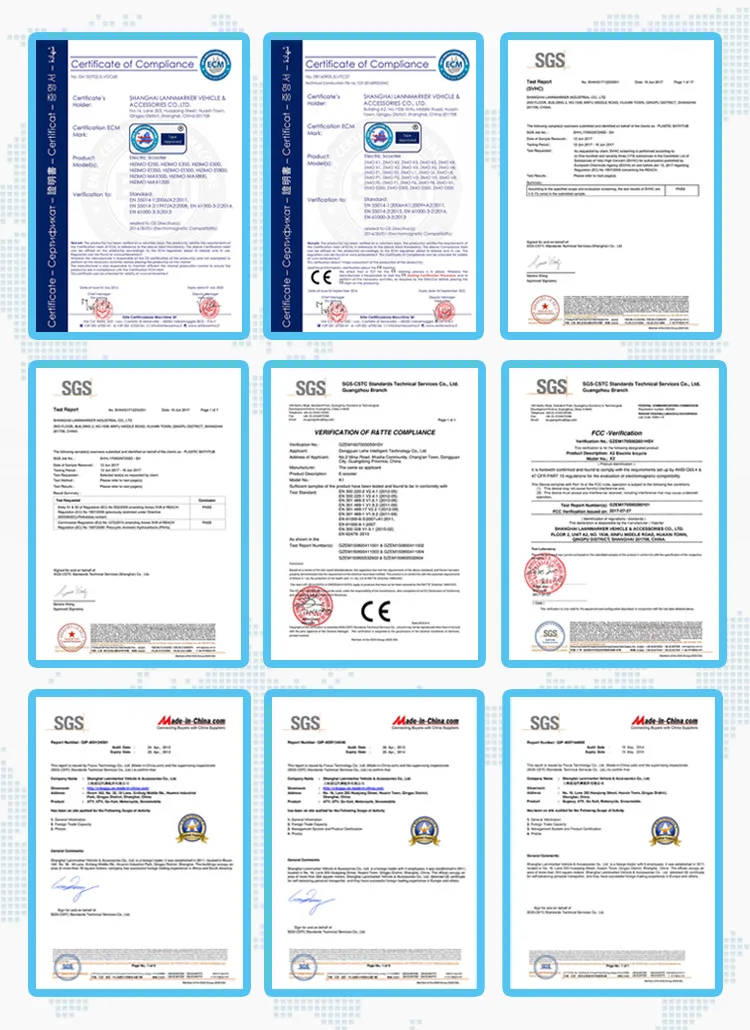 Certificatons