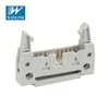 2.54mm pitch shrouded header connector IDC type without earsidc terminal block HY1020-06