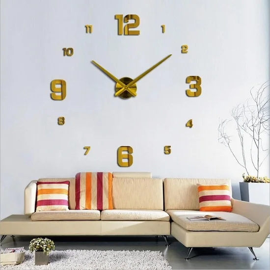 decoración moderna para el hogar, Pegatinas de pared DIY para reloj decoración moderna para el hogar, Pegatinas de pared DIY para reloj