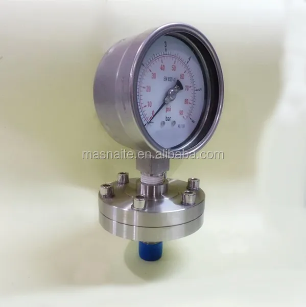 1" SS 316 Flange Details about   Ametek Pressure Gauge with Diaphragm Seal 600 psi 