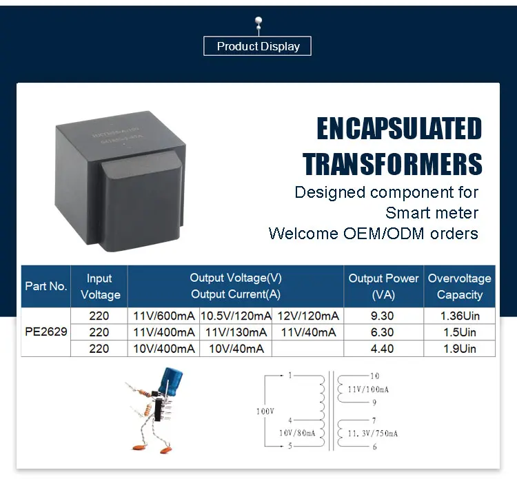 EI35   1w distribution power transformer made in China  price