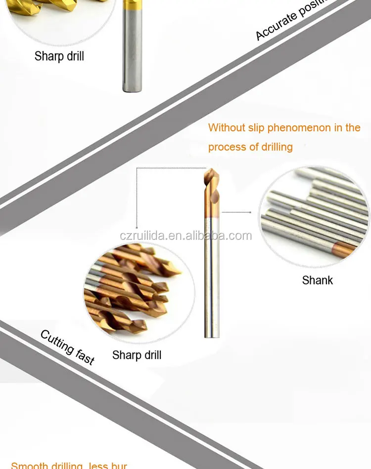 Rld Customized Carbide Step Drill Bit For Stainless Steel And Hardened