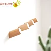 Household Wall Hanger Walnut Wood Wall Coat Hook For Hanging Wooden Wall Hanging Hooks For Decoration